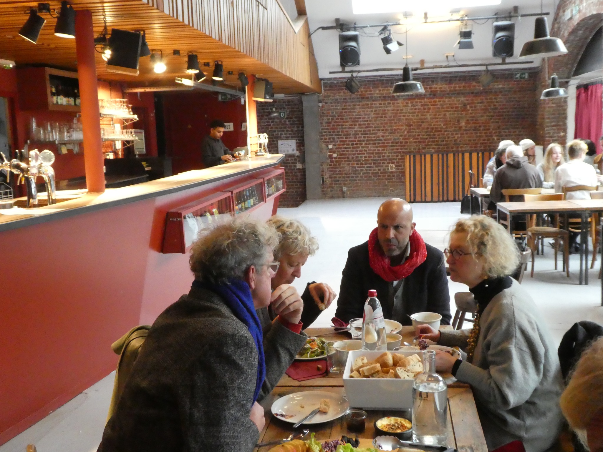 Hildegard De Wuyst (LaGeste), Alain Platel, Farid Ousamgane et Rachel Silski